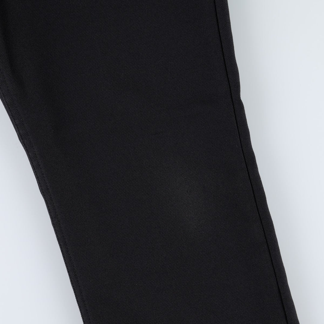 ~1990'S Levi's 10517-6159 Slacks Pants, Made in USA, Men's W36 (approx.), Vintage polyester black type Vintage Second Hand