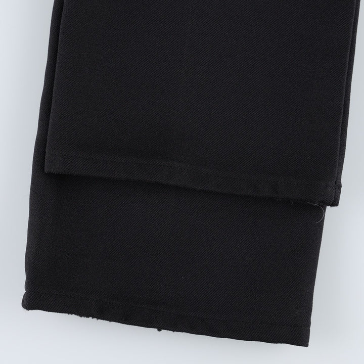 ~1990'S Levi's 10517-6159 Slacks Pants, Made in USA, Men's W36 (approx.), Vintage polyester black type Vintage Second Hand