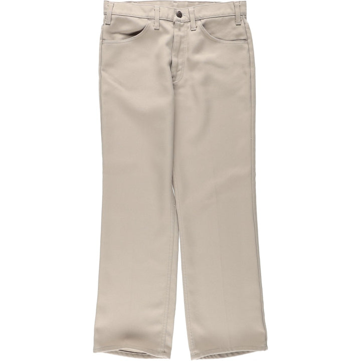 70s-80'S Levi's 10517-6122 Flare Pants, Men's W32 (approx.), Vintage unclear Beige type Vintage Second Hand
