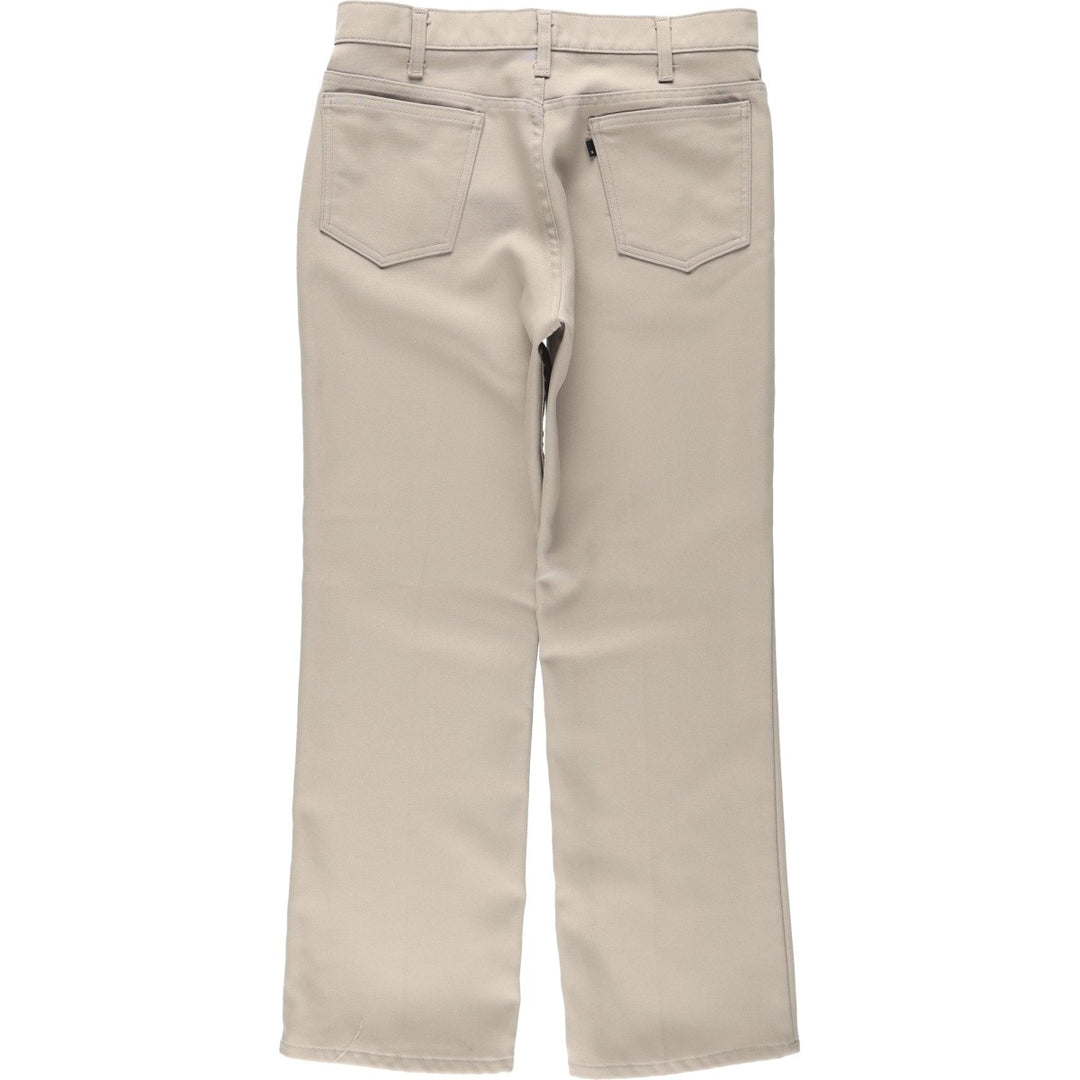 70s-80'S Levi's 10517-6122 Flare Pants, Men's W32 (approx.), Vintage unclear Beige type Vintage Second Hand
