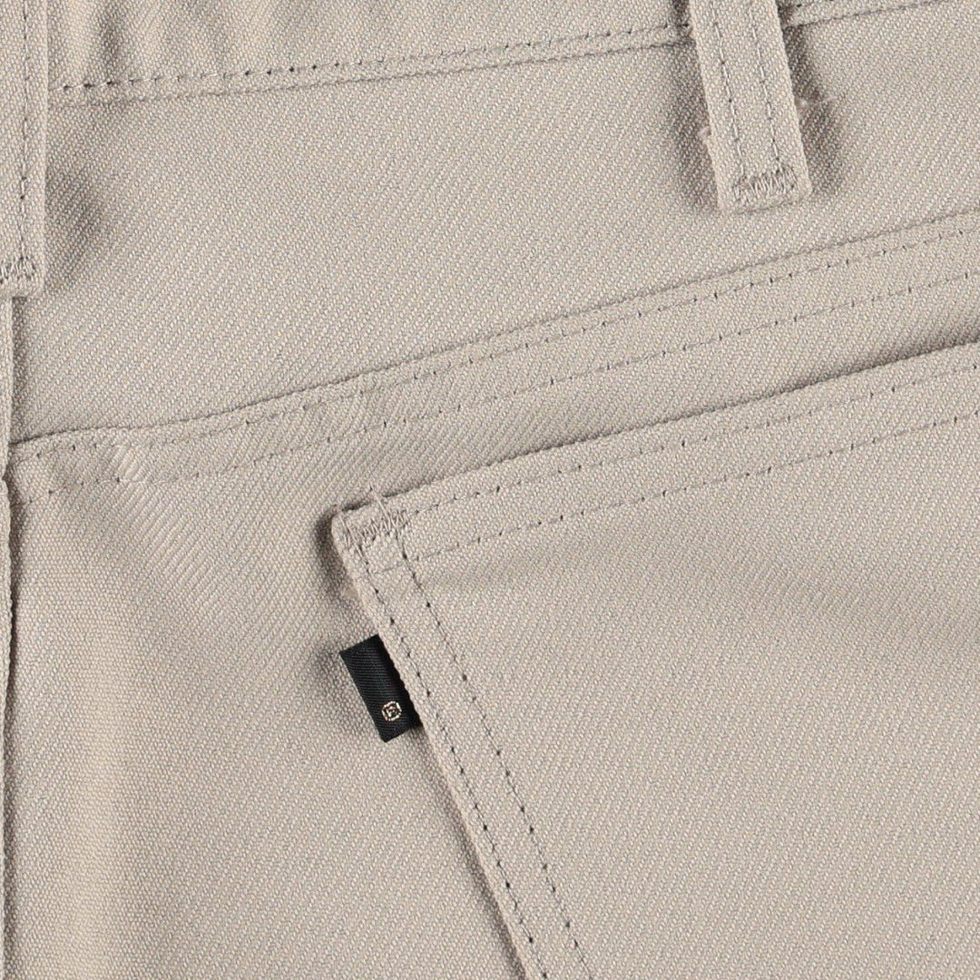 70s-80'S Levi's 10517-6122 Flare Pants, Men's W32 (approx.), Vintage unclear Beige type Vintage Second Hand