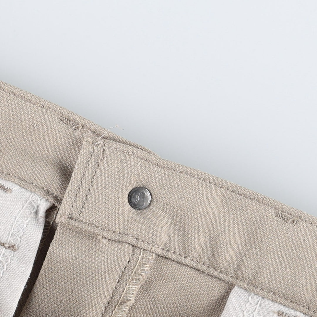 70s-80'S Levi's 10517-6122 Flare Pants, Men's W32 (approx.), Vintage unclear Beige type Vintage Second Hand