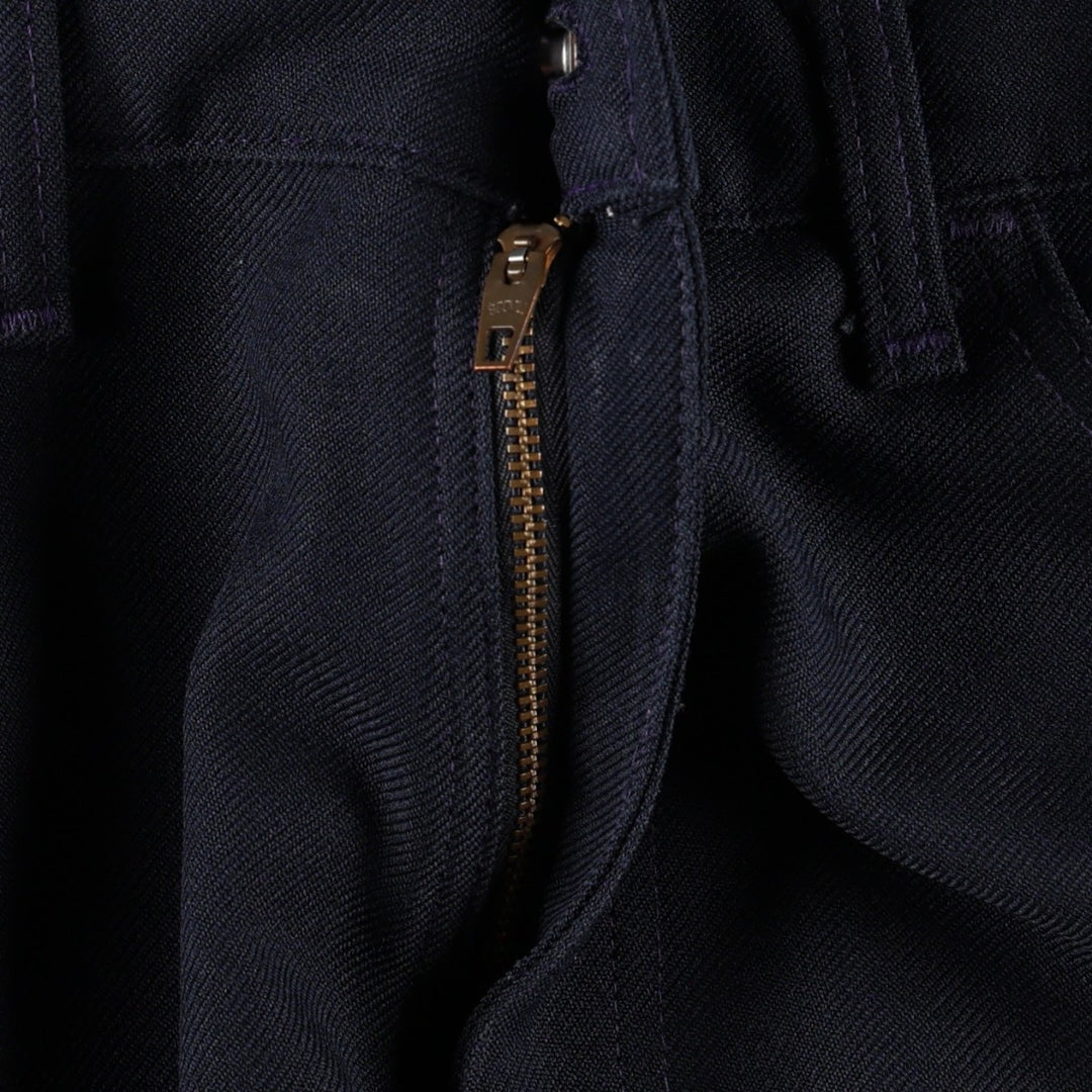 1990'S Levi's 10517-6117 Flare Pants, Made in USA, Men's W35 (approx.), Vintage polyester navy blue type Vintage Second Hand