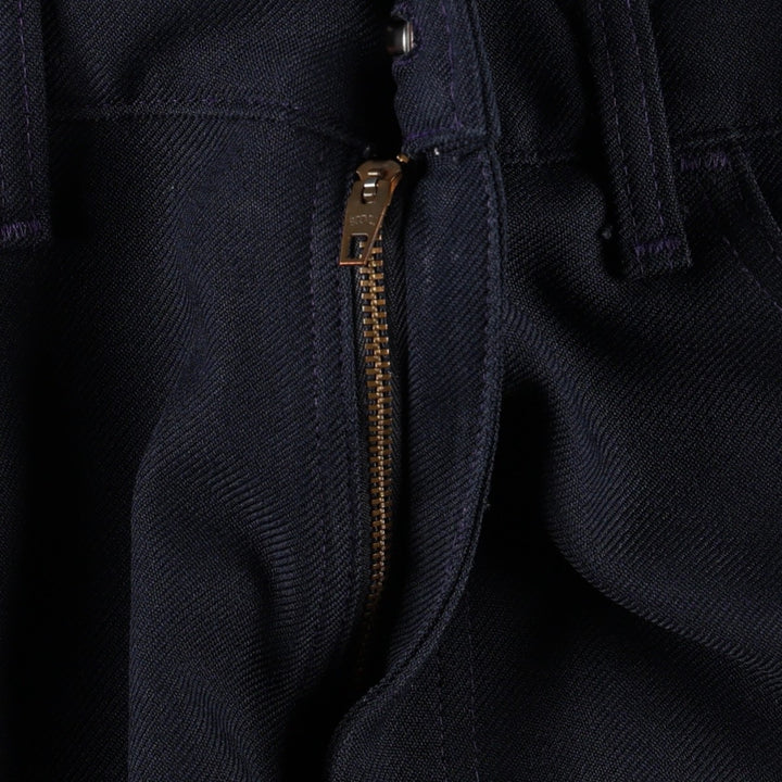 1990'S Levi's 10517-6117 Flare Pants, Made in USA, Men's W35 (approx.), Vintage polyester navy blue type Vintage Second Hand