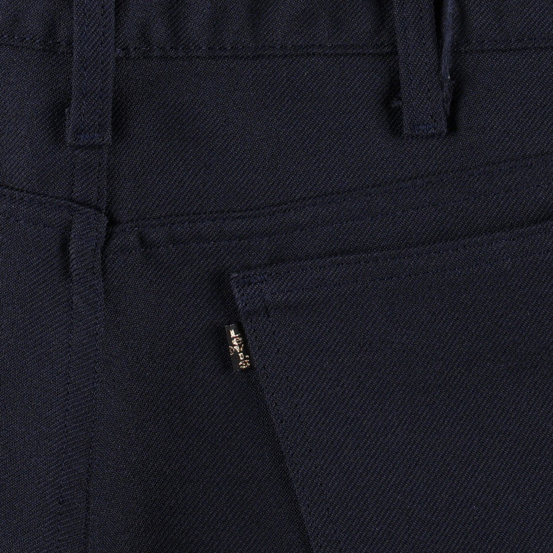 1990'S Levi's 10517-6117 Flare Pants, Made in USA, Men's Size W36 (approx.), Vintage polyester navy blue type Vintage Second Hand