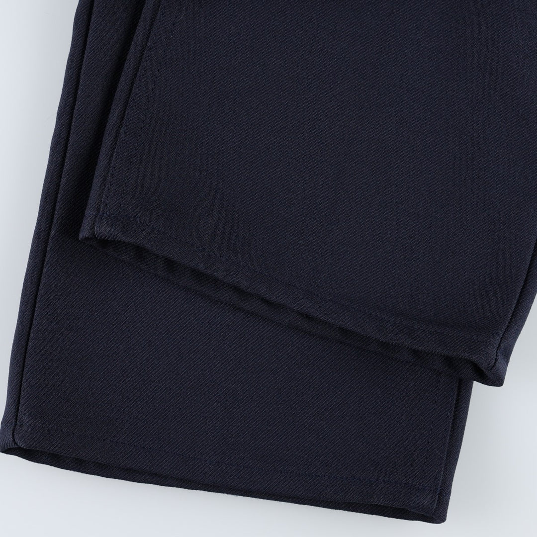 1990'S Levi's 10517-6117 Flare Pants, Made in USA, Men's Size W36 (approx.), Vintage polyester navy blue type Vintage Second Hand