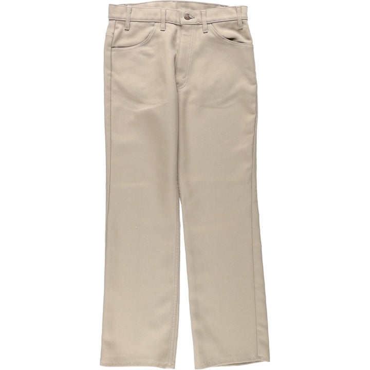 1990'S Levi's 10517-6122 slacks, made in USA, men's size W32 (approx.), vintage. polyester Beige type Vintage Second Hand