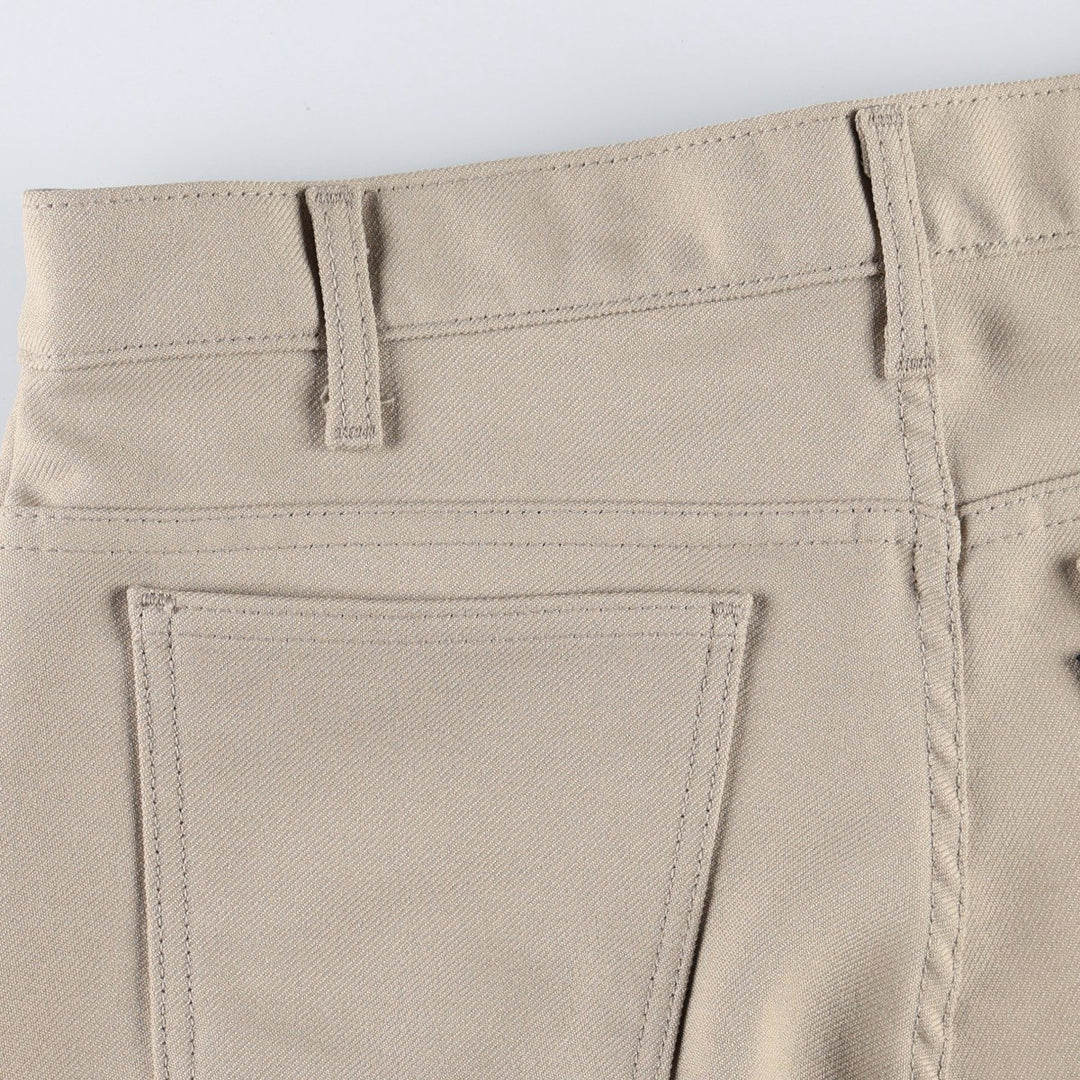 1990'S Levi's 10517-6122 slacks, made in USA, men's size W32 (approx.), vintage. polyester Beige type Vintage Second Hand