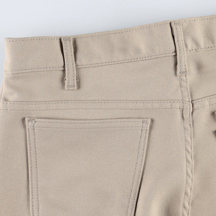 1990'S Levi's 10517-6122 slacks, made in USA, men's size W32 (approx.), vintage. polyester Beige type Vintage Second Hand