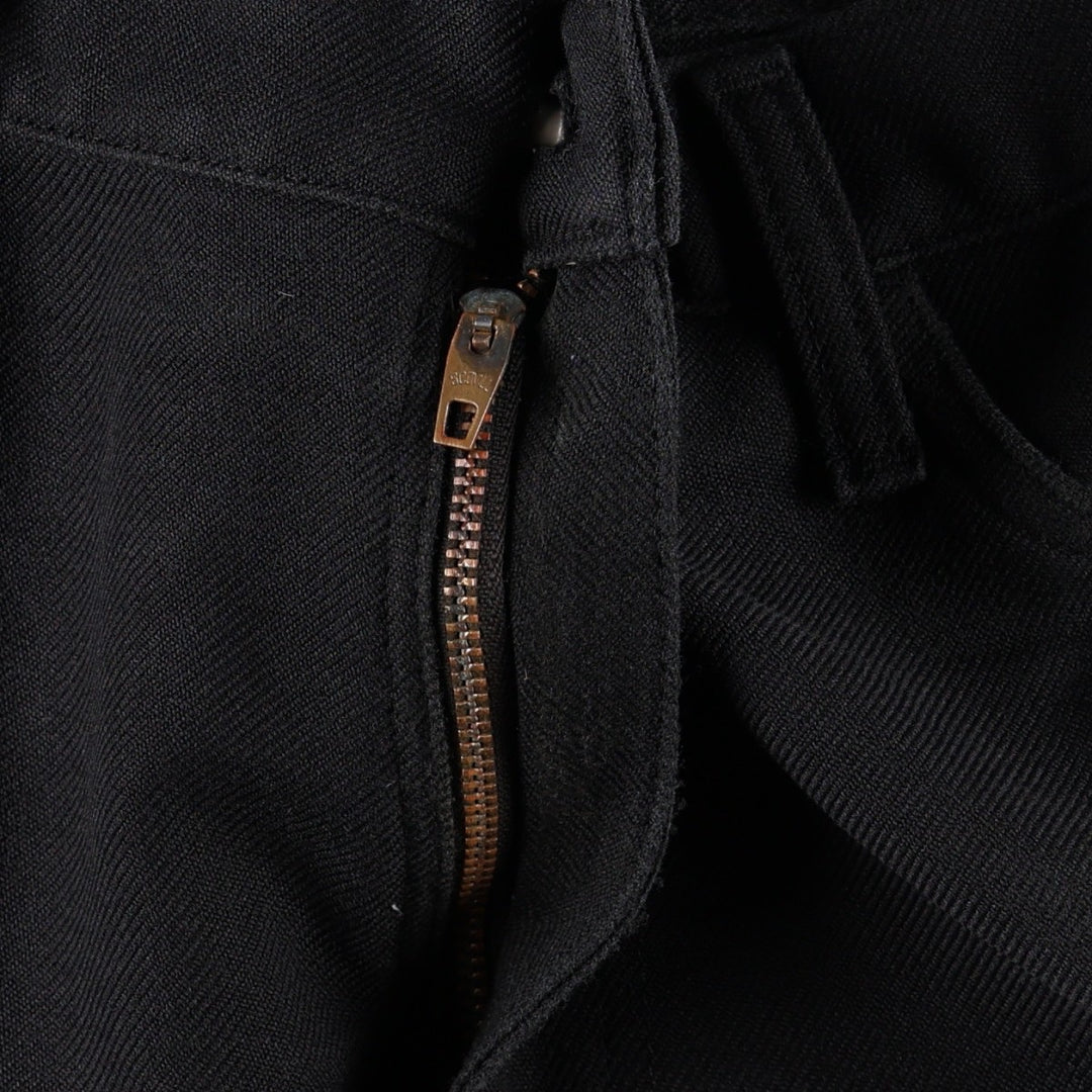 1990'S Levi's 10517-6159 Flare Pants, Made in USA, Men's Size W37 (approx.), Vintage polyester black type Vintage Second Hand