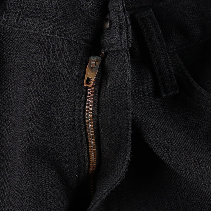 1990'S Levi's 10517-6159 Flare Pants, Made in USA, Men's Size W37 (approx.), Vintage polyester black type Vintage Second Hand