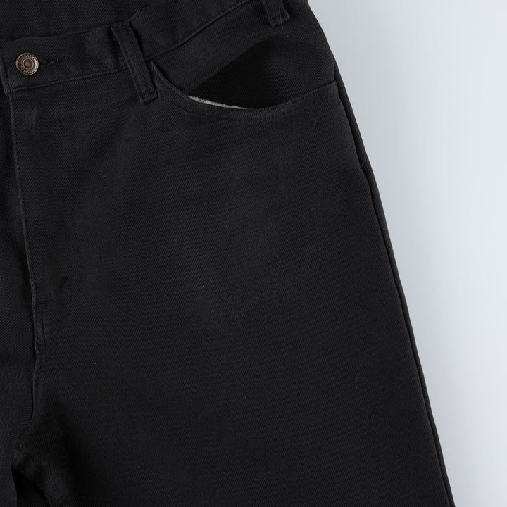 1990'S Levi's 10517-6159 Flare Pants, Made in USA, Men's Size W37 (approx.), Vintage polyester black type Vintage Second Hand