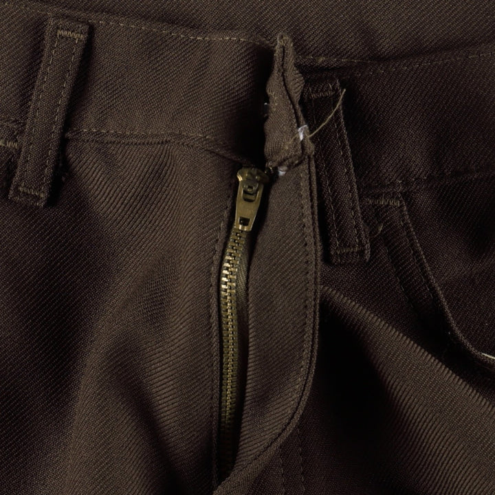 2000'S Levi's BOOT CUT Flare Pants, Men's W36 (approx.) polyester brown type Vintage Second Hand