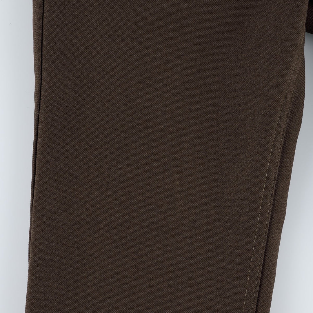 2000'S Levi's BOOT CUT Flare Pants, Men's W36 (approx.) polyester brown type Vintage Second Hand