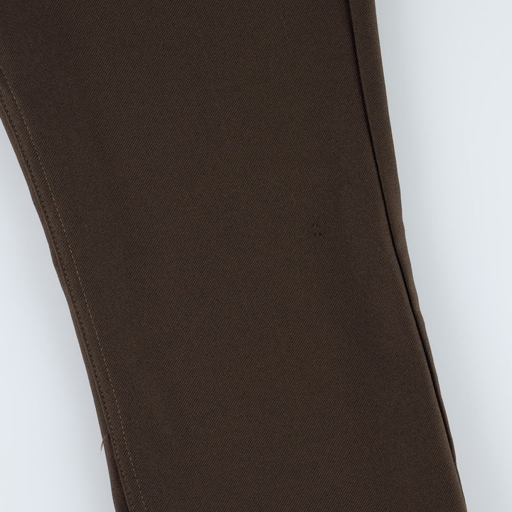 2000'S Levi's BOOT CUT Flare Pants, Men's W36 (approx.) polyester brown type Vintage Second Hand