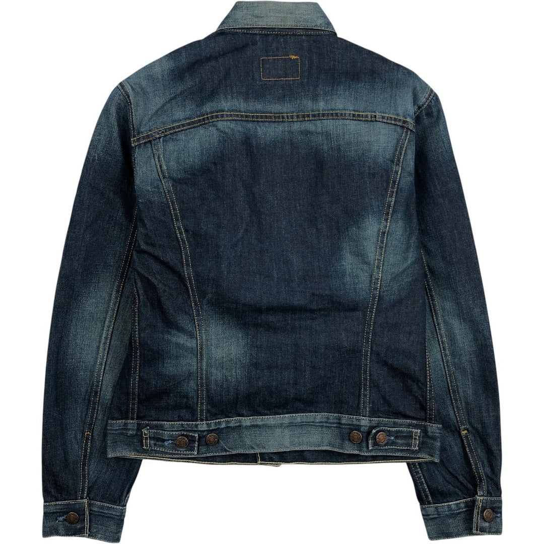 90'S Levi's 70500-04 Euro Model Denim Jacket, G-Jean, Men's Size L, Vintage cotton blue type Vintage Second Hand