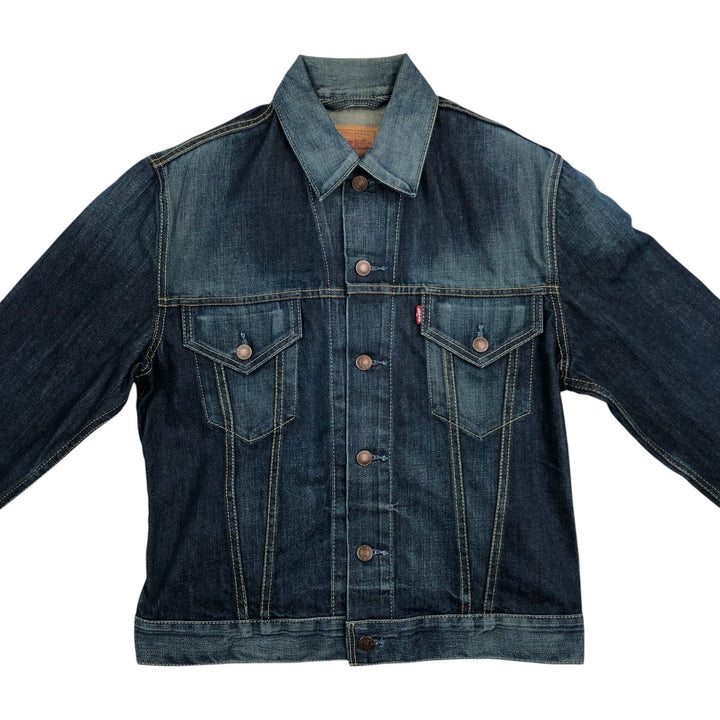 90'S Levi's 70500-04 Euro Model Denim Jacket, G-Jean, Men's Size L, Vintage cotton blue type Vintage Second Hand