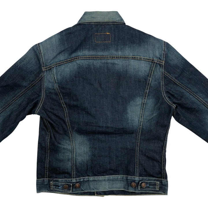 90'S Levi's 70500-04 Euro Model Denim Jacket, G-Jean, Men's Size L, Vintage cotton blue type Vintage Second Hand