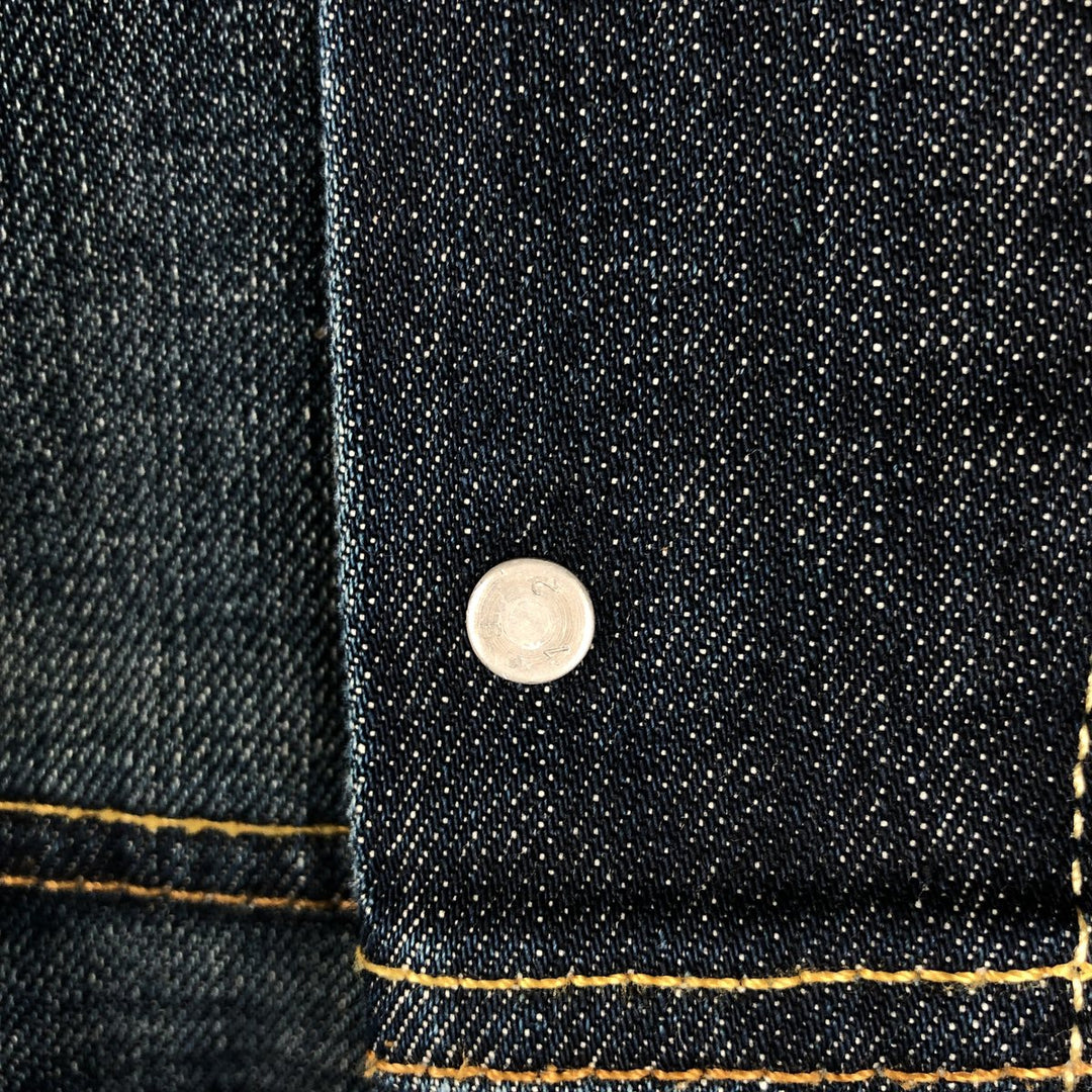 90'S Levi's 70500-04 Euro Model Denim Jacket, G-Jean, Men's Size L, Vintage cotton blue type Vintage Second Hand