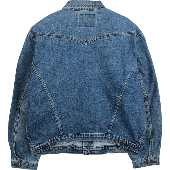 90s-00'S Levi's 75525-4891 Denim Jacket (Men's Size L equivalent) Vintage unclear blue type Vintage Second Hand