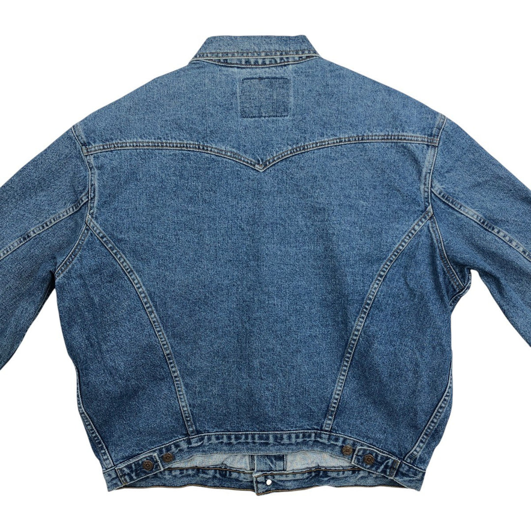 90s-00'S Levi's 75525-4891 Denim Jacket (Men's Size L equivalent) Vintage unclear blue type Vintage Second Hand