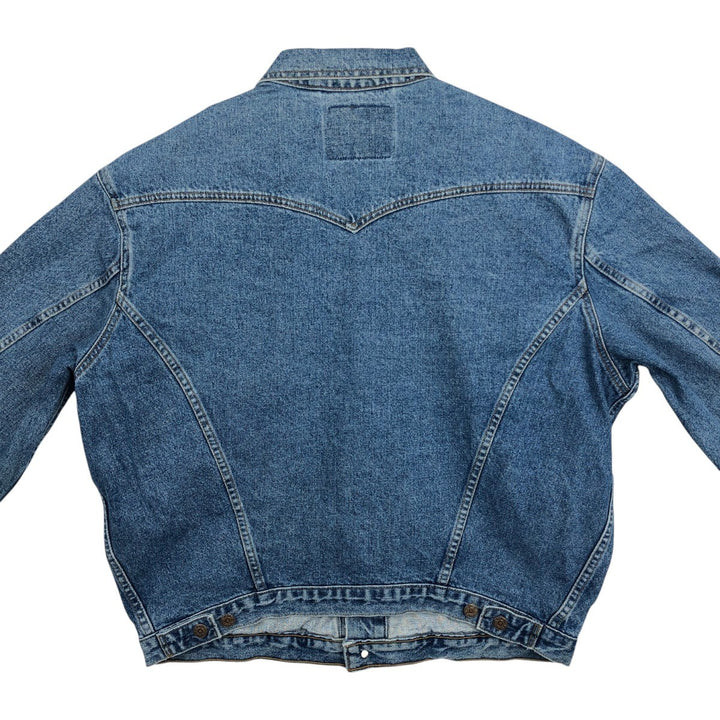 90s-00'S Levi's 75525-4891 Denim Jacket (Men's Size L equivalent) Vintage unclear blue type Vintage Second Hand