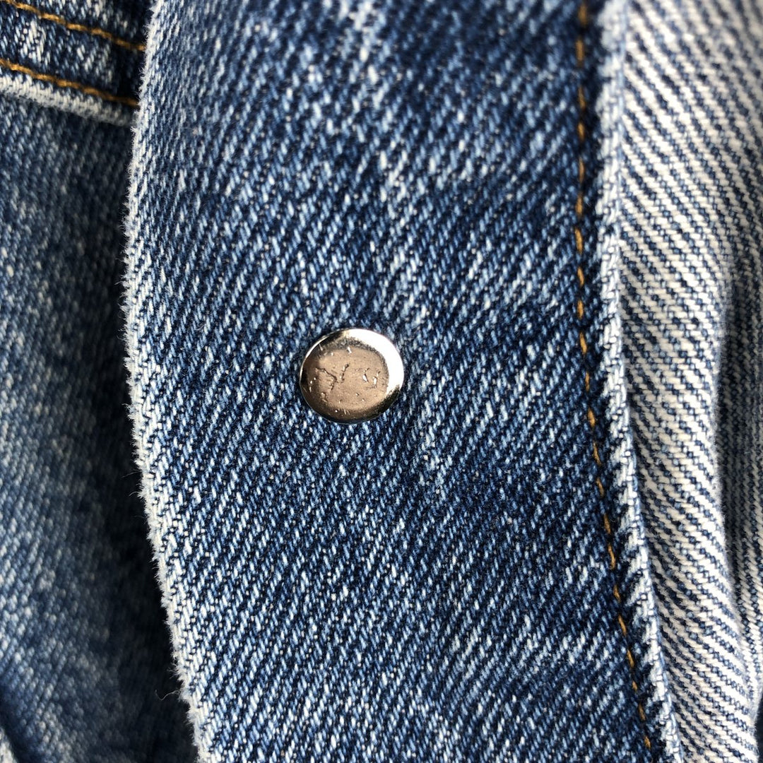 90s-00'S Levi's 75525-4891 Denim Jacket (Men's Size L equivalent) Vintage unclear blue type Vintage Second Hand
