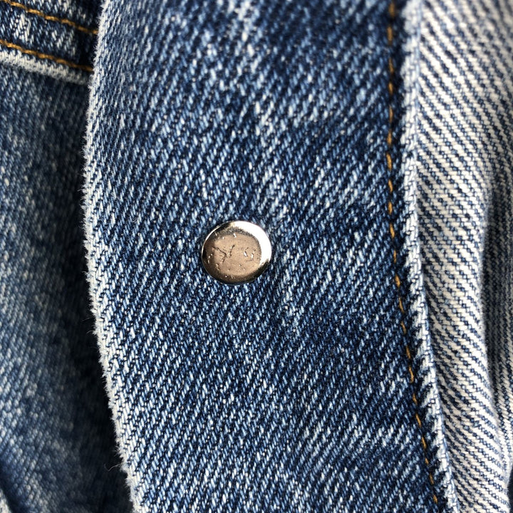 90s-00'S Levi's 75525-4891 Denim Jacket (Men's Size L equivalent) Vintage unclear blue type Vintage Second Hand