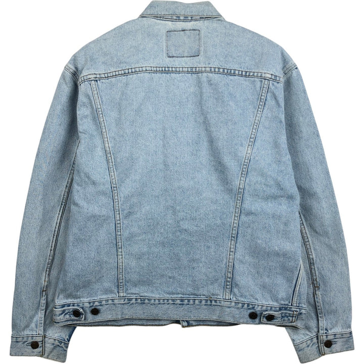 90'S Levi's 70503-02 Euro Model Denim Jacket, Men's XL, Vintage cotton blue type Vintage Second Hand