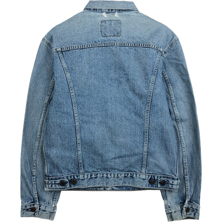 90'S Levi's 70503-02 Euro Model Denim Jacket, Jean Jacket, Men's M Size, Vintage cotton blue type Vintage Second Hand