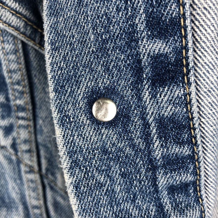 90'S Levi's 70503-02 Euro Model Denim Jacket, Jean Jacket, Men's M Size, Vintage cotton blue type Vintage Second Hand