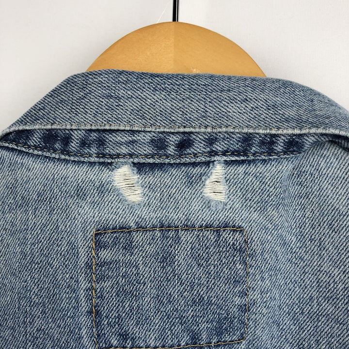 90'S Levi's 70503-02 Euro Model Denim Jacket, Jean Jacket, Men's M Size, Vintage cotton blue type Vintage Second Hand