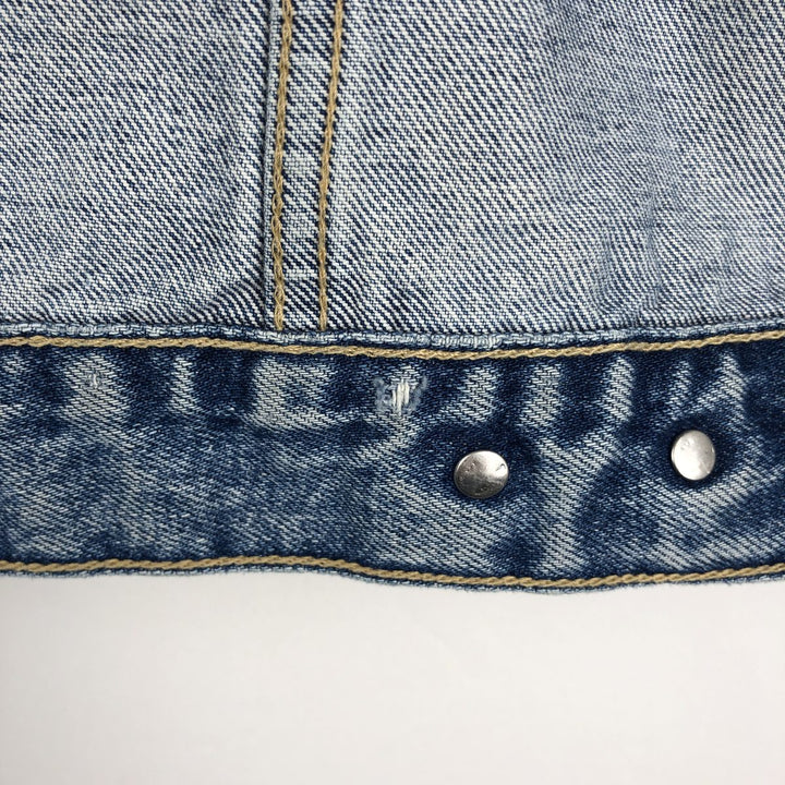 90'S Levi's 70503-02 Euro Model Denim Jacket, Jean Jacket, Men's M Size, Vintage cotton blue type Vintage Second Hand