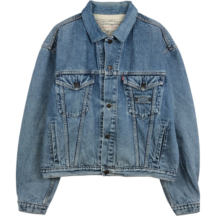 1990'S Levi's 71165-0225 135th Anniversary Model Denim Jacket (Men's XL equivalent) Vintage cotton blue type Vintage Second Hand
