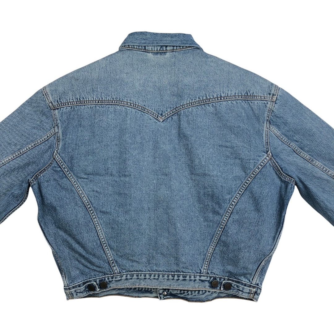 1990'S Levi's 71165-0225 135th Anniversary Model Denim Jacket (Men's XL equivalent) Vintage cotton blue type Vintage Second Hand