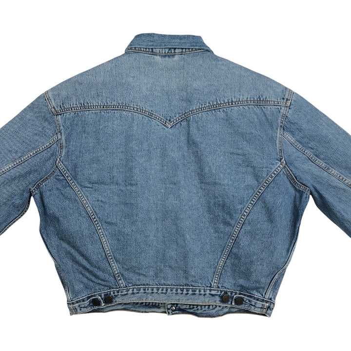 1990'S Levi's 71165-0225 135th Anniversary Model Denim Jacket (Men's XL equivalent) Vintage cotton blue type Vintage Second Hand