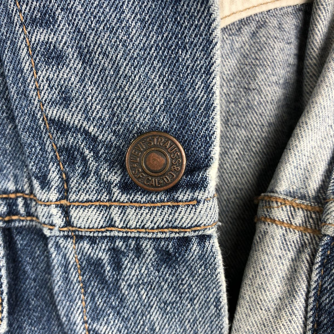 1990'S Levi's 71165-0225 135th Anniversary Model Denim Jacket (Men's XL equivalent) Vintage cotton blue type Vintage Second Hand