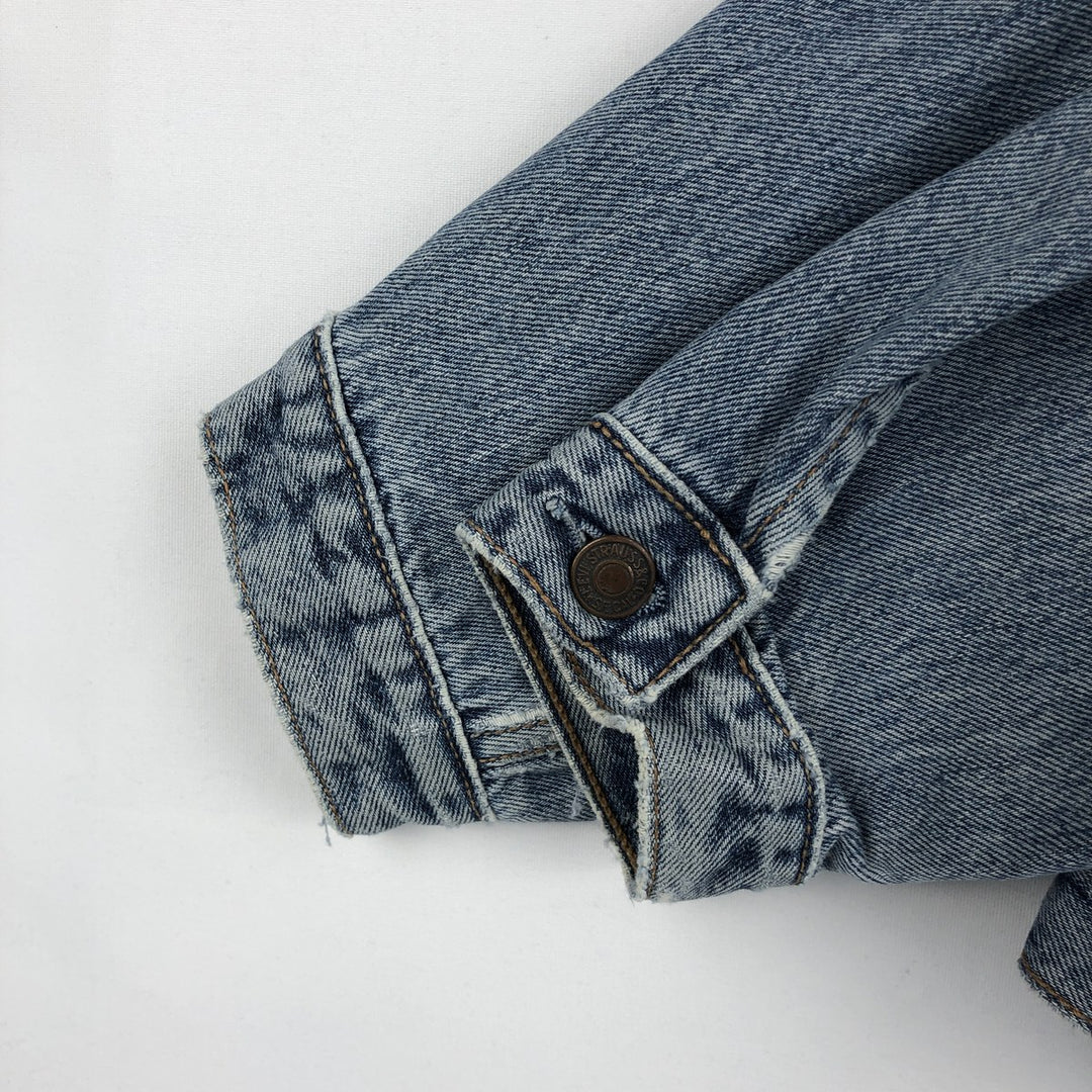 1990'S Levi's 71165-0225 135th Anniversary Model Denim Jacket (Men's XL equivalent) Vintage cotton blue type Vintage Second Hand