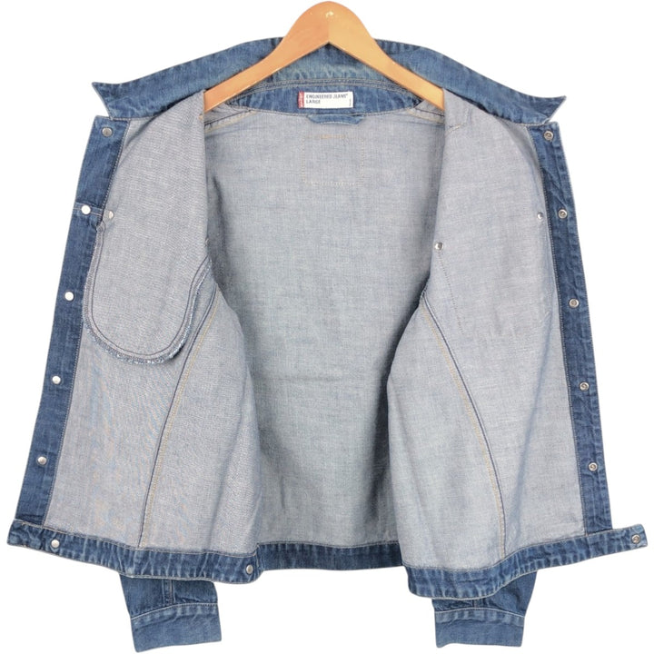 Levi's Engineered Euro Model Denim Jacket, Men's Size L cotton blue type Vintage Second Hand