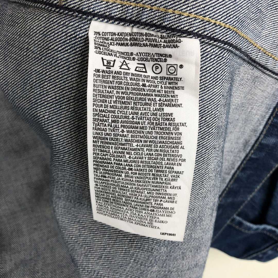 Levi's Engineered Euro Model Denim Jacket, Men's Size L cotton blue type Vintage Second Hand