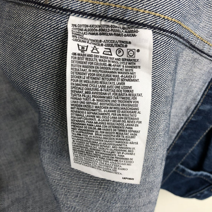 Levi's Engineered Euro Model Denim Jacket, Men's Size L cotton blue type Vintage Second Hand