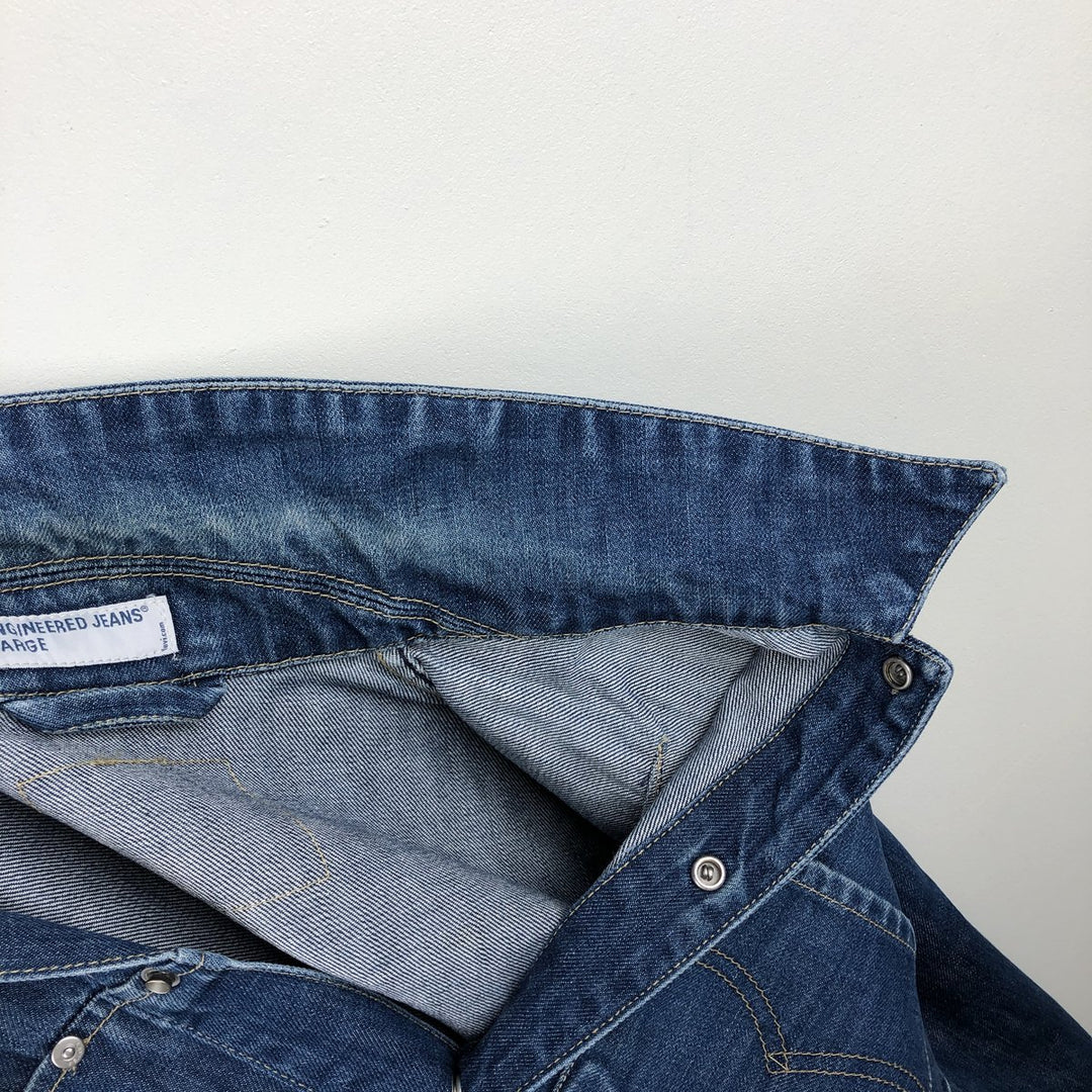Levi's Engineered Euro Model Denim Jacket, Men's Size L cotton blue type Vintage Second Hand