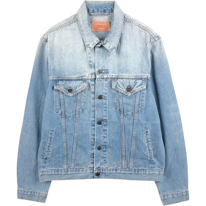 Levi's 70550-04 Euro Model Denim Jacket, Men's Size L cotton blue type Vintage Second Hand