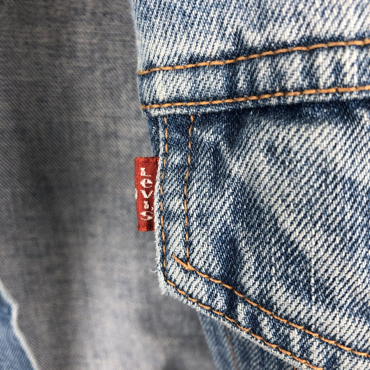Levi's 70550-04 Euro Model Denim Jacket, Men's Size L cotton blue type Vintage Second Hand