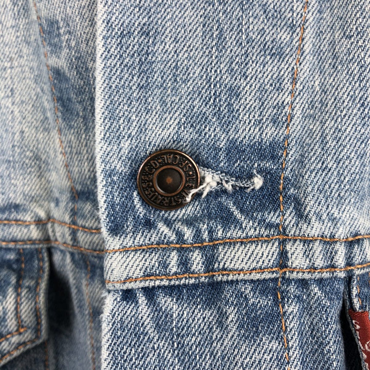 Levi's 70550-04 Euro Model Denim Jacket, Men's Size L cotton blue type Vintage Second Hand