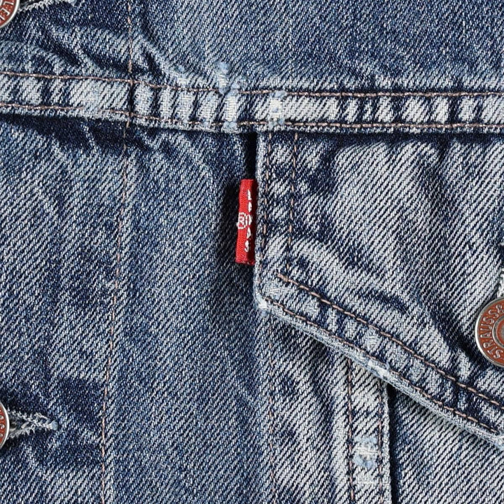 Levi's 70500-04 Euro Model Denim Jacket, Men's Size L cotton blue type Vintage Second Hand