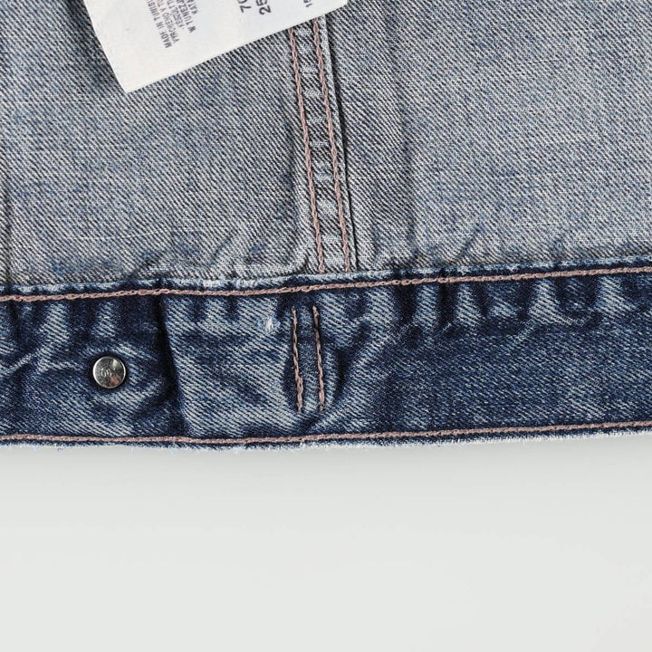 Levi's 70500-04 Euro Model Denim Jacket, Men's Size L cotton blue type Vintage Second Hand