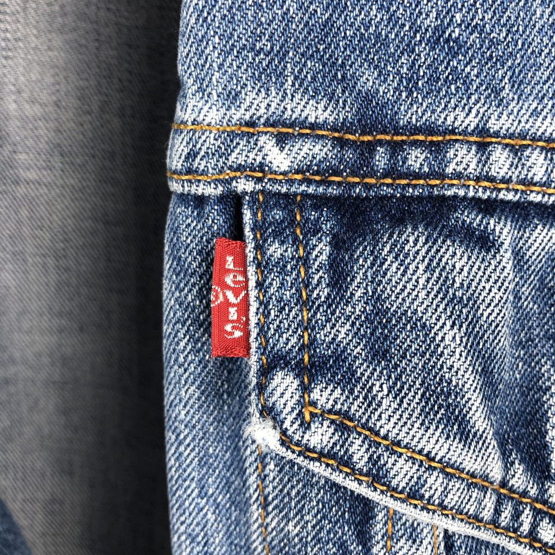 Levi's 70503 04 Euro Model Denim Jacket, Men's Size XL (Equivalent), Vintage cotton blue type Vintage Second Hand