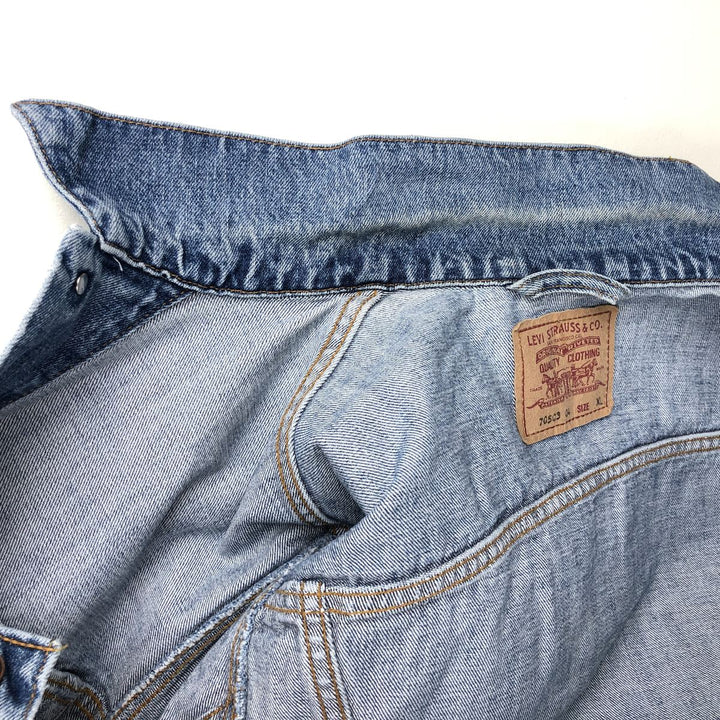 Levi's 70503 04 Euro Model Denim Jacket, Men's Size XL (Equivalent), Vintage cotton blue type Vintage Second Hand
