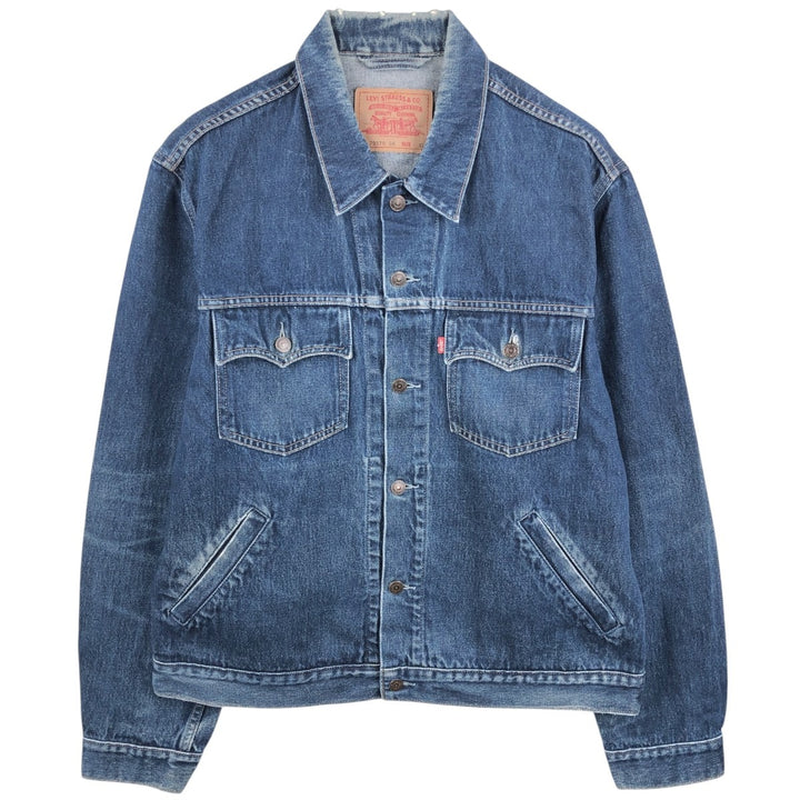2000'S Levi's 70570-0602 Euro Model Denim Jacket, Men's Size XL (approx.) cotton blue type Vintage Second Hand